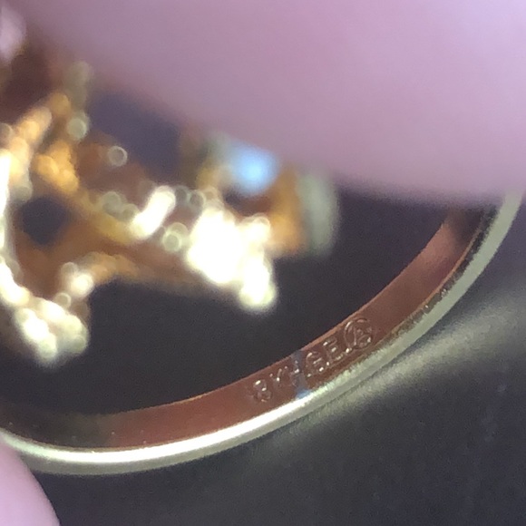 Vintage 18K gold plated ring - Picture 4 of 5